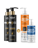 02 Pro Argan e Ojon + 01 Shampoo e 01 Balm Turmeric Reative