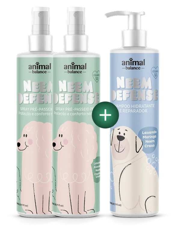 2 Spray Neem Defense + 1 Shampoo Neem Defense