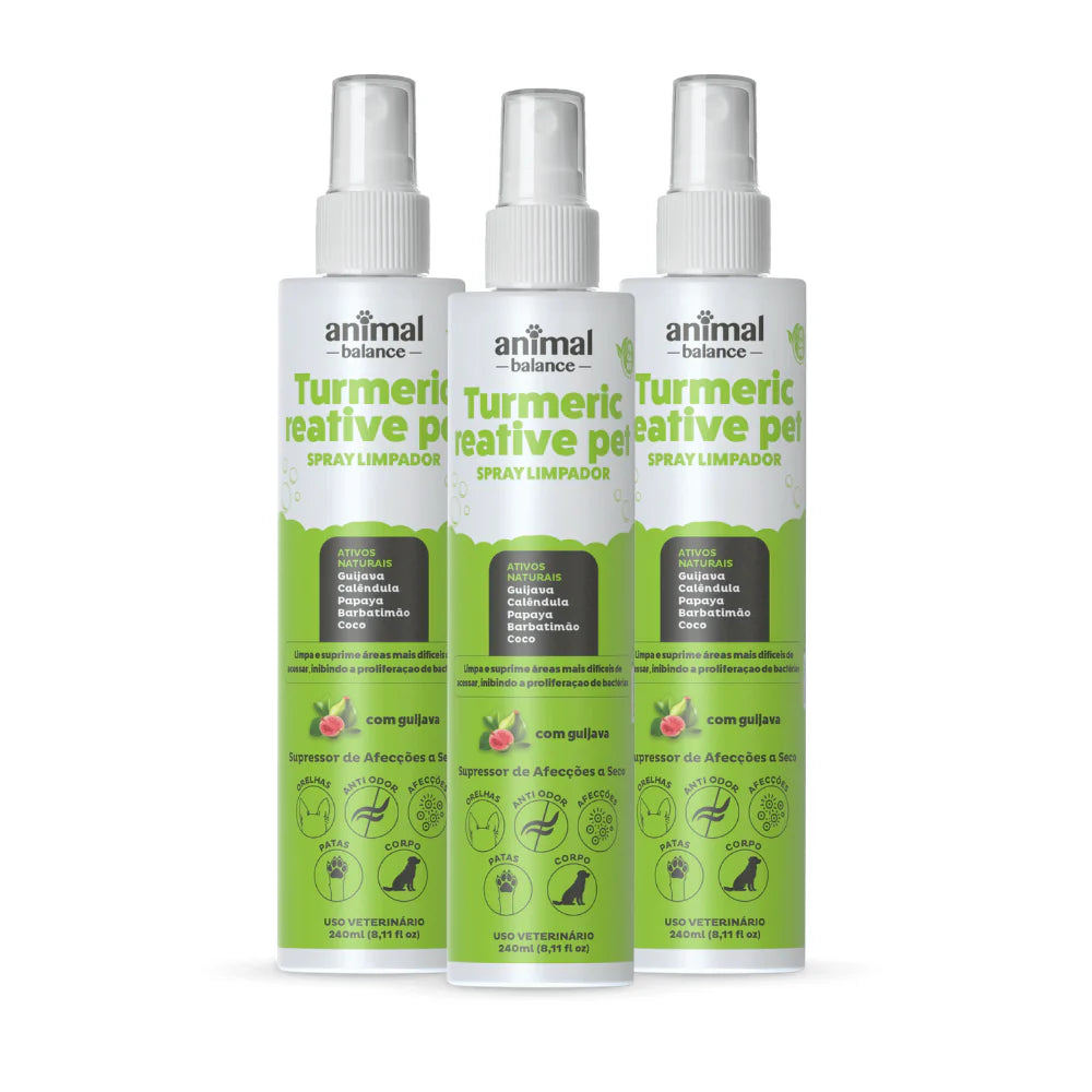 3 Spray Limpadores - Bactericida Calmante à Seco
