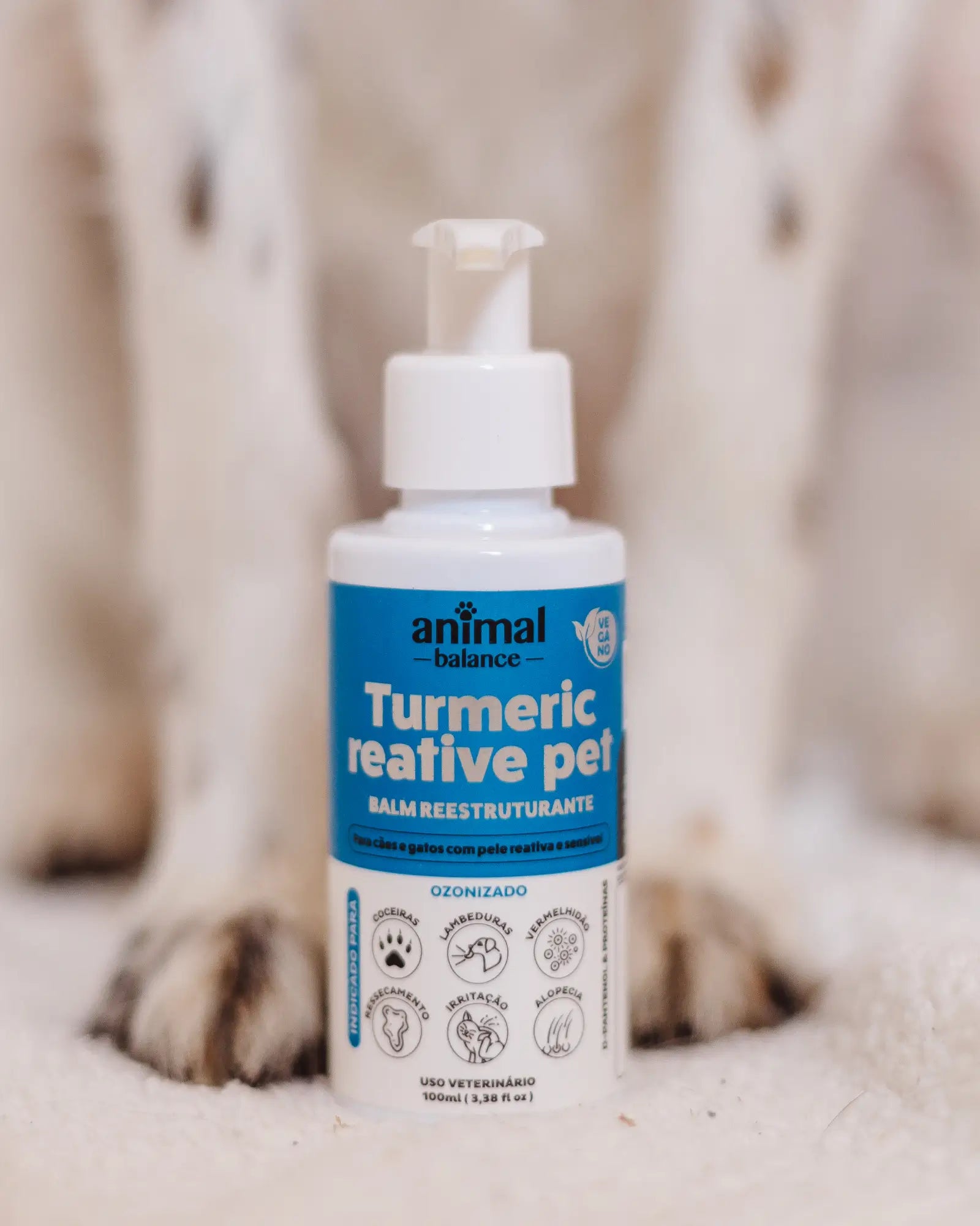 2 Unid Balm Reestruturante Pet - Cúrcuma Reative Skin