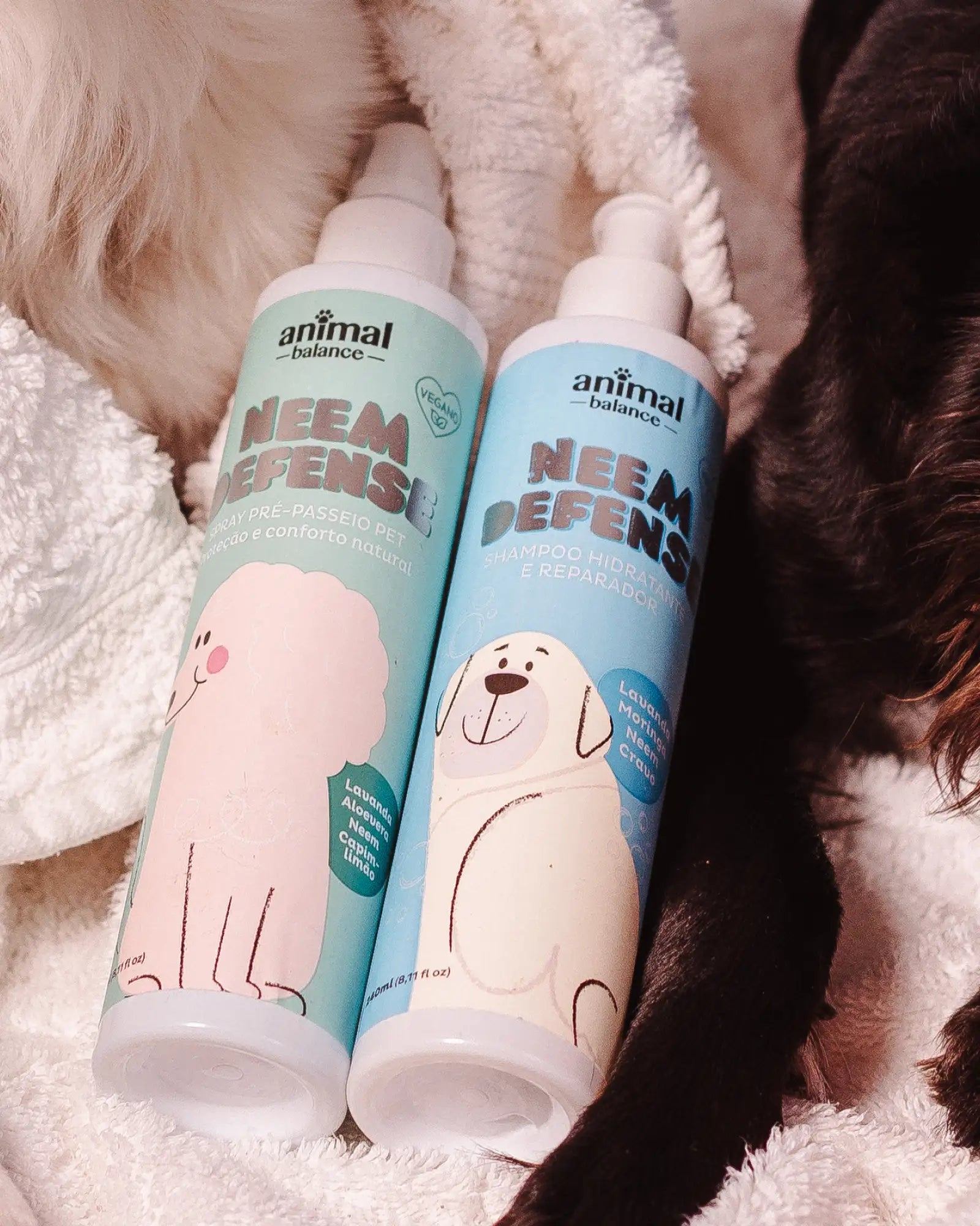 4 Spray Neem Defense + 2 Shampoo Neem Defense + 1 Balm Reparador