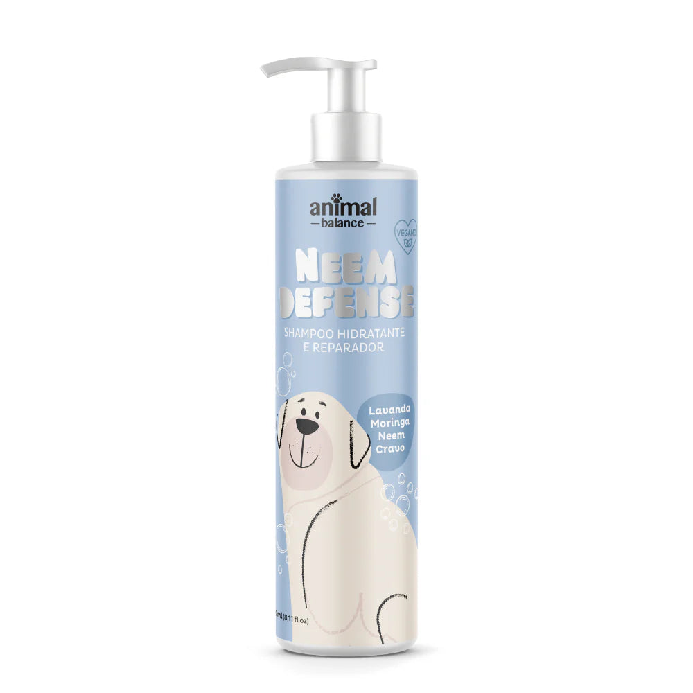 Shampoo Repelente Neem Defense - Neem, Cravo, Lavanda e Moringa - 240ml